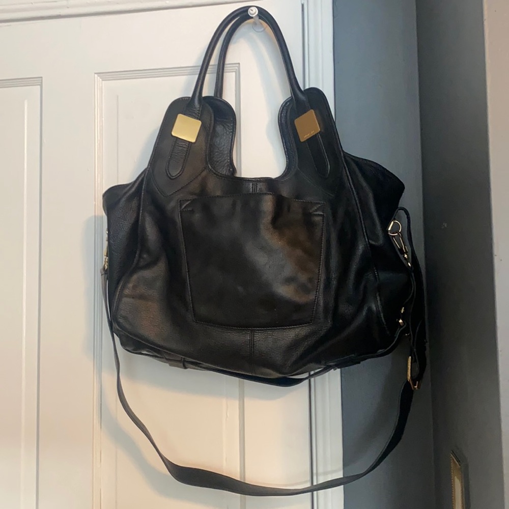 Rachel Zoe 100% genuine black leather purse